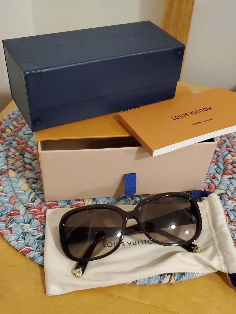 Louis Vuitton Acetate Obsession Sunglasses Z0459W with Case, Box, Dustbag
